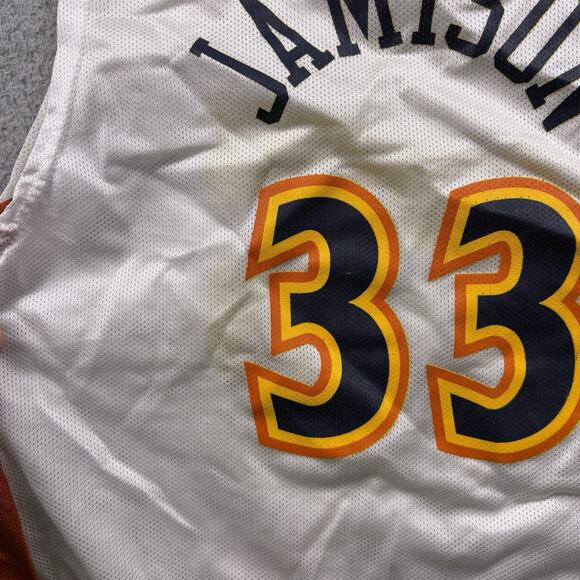 VTG Golden State Warriors Jersey Youth Large Antawn Jamison #33 NBA Champion - Picture 12 of 16